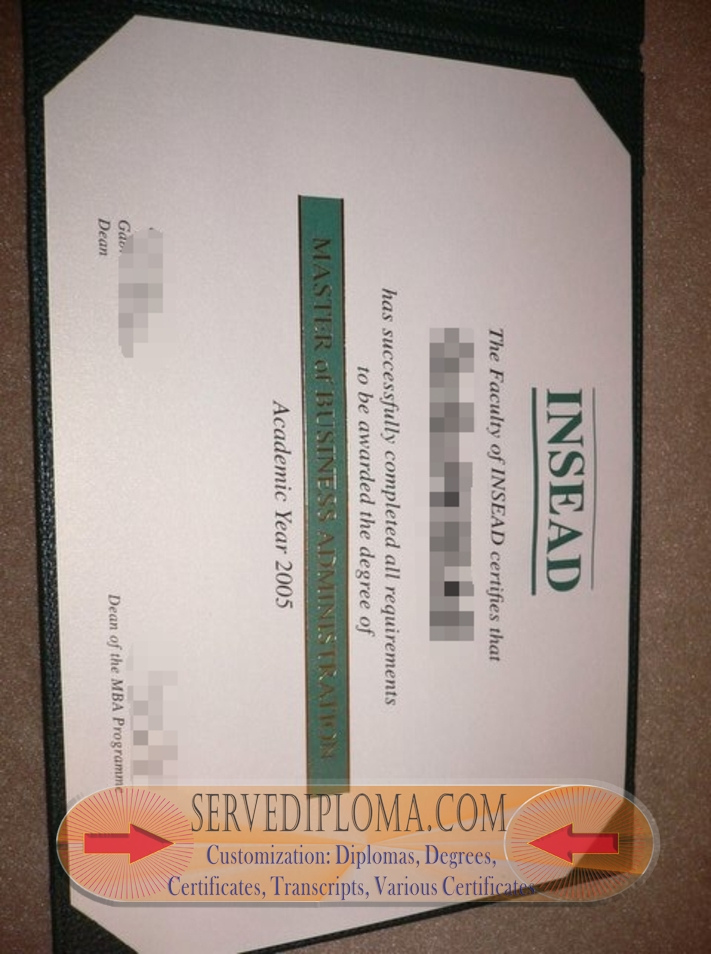 How to Order a Fake INSEAD Degree: A Step-by-Step Guide - 专业证书