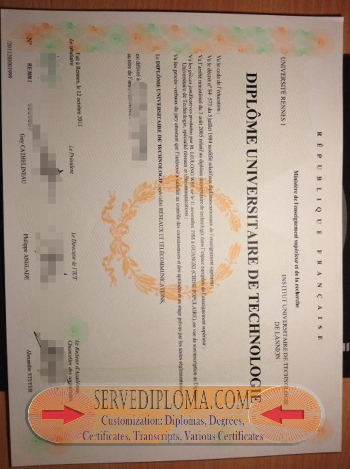 How to Purchase a Fake Université de Rennes 1 Diploma: A Step-by-Step Guide - 专业证书
