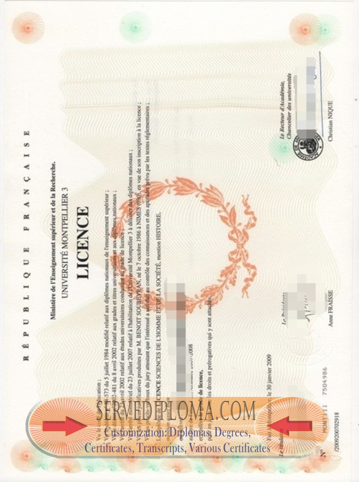 Order Your Université de Montpellier 3 Diploma: A Step-by-Step Guide - 专业证书