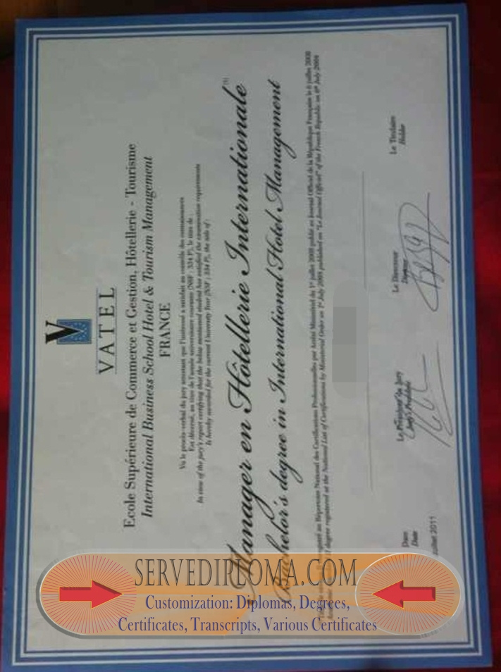 Purchase Fake VATEL Degree: Is It Worth the Investment? - 专业证书