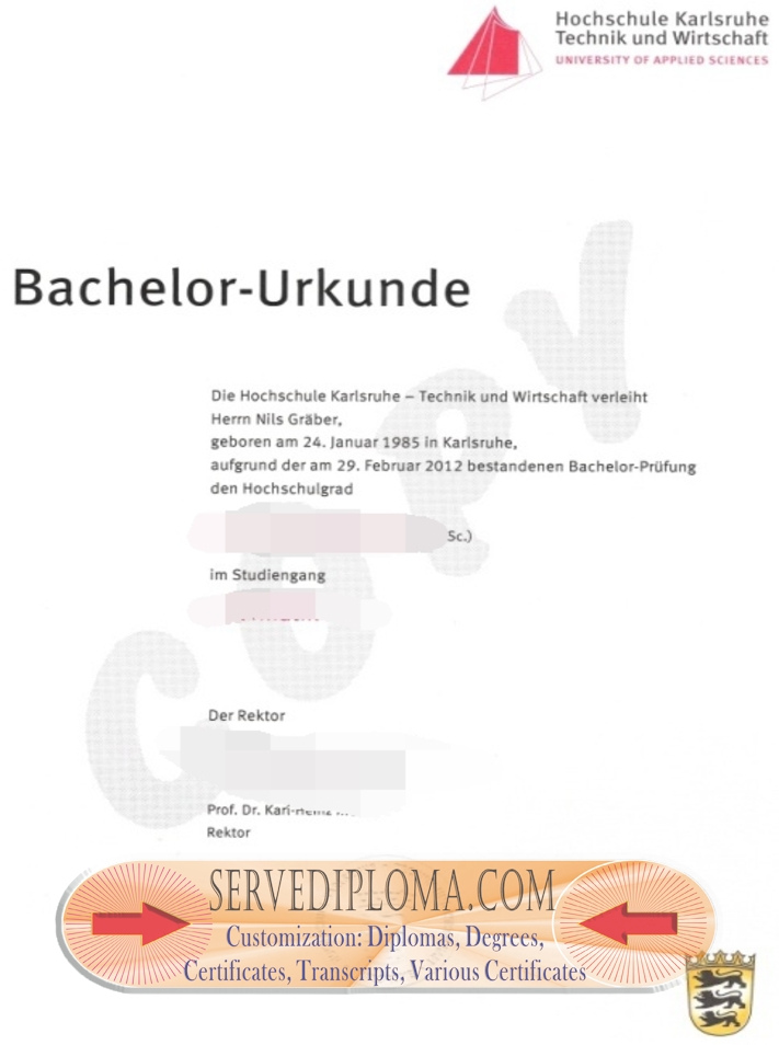Purchase a Phony Hochschule Karlsruhe Technik und Wirtschaft Diploma: What You Need to Know - 专业证书