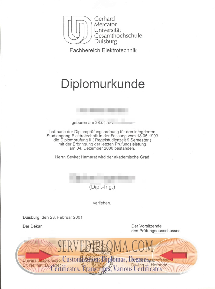 The Steps to Buy a Fake Gerhard Mercator Universität Degree: A Comprehensive Guide - 专业证书