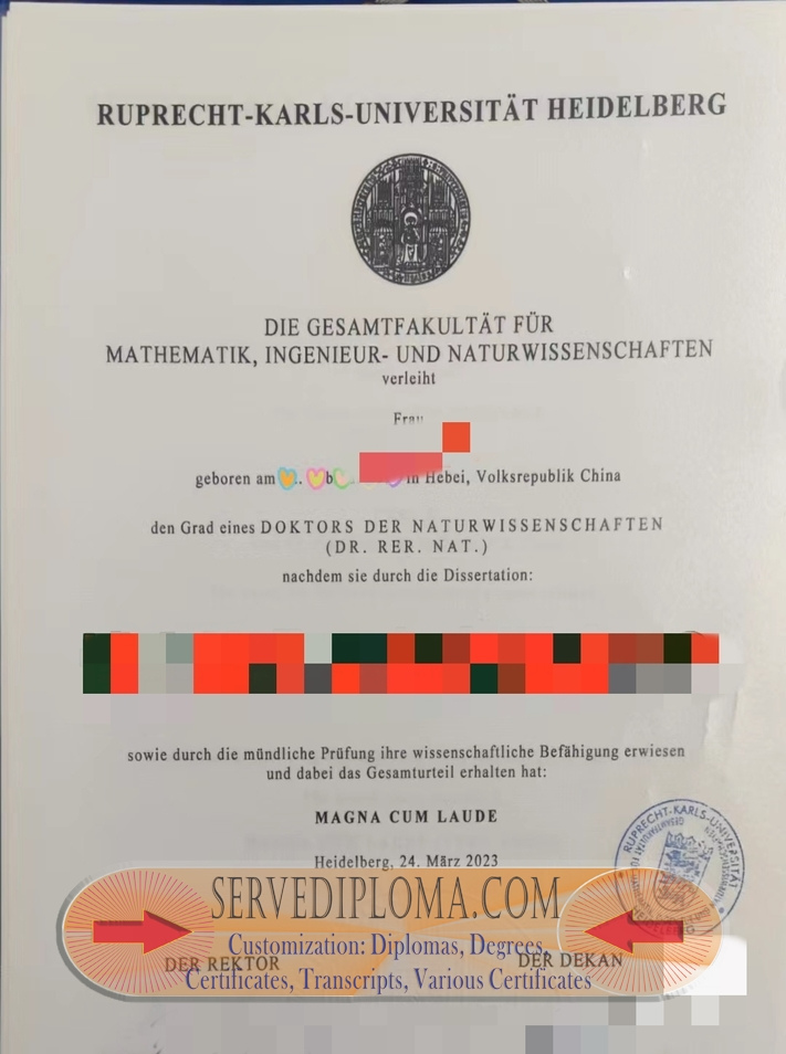 The Steps to Buy a Fake Heidelberg University Diploma: A Comprehensive Guide - 专业证书