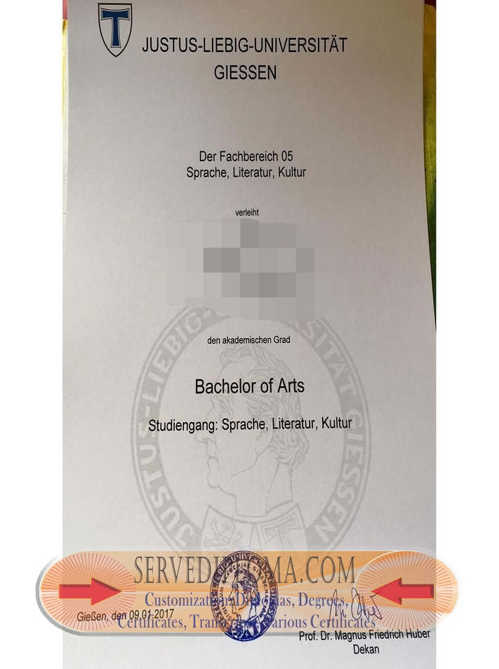The Steps to Buy a Fake University of Giessen Degree: A Guide - 专业证书