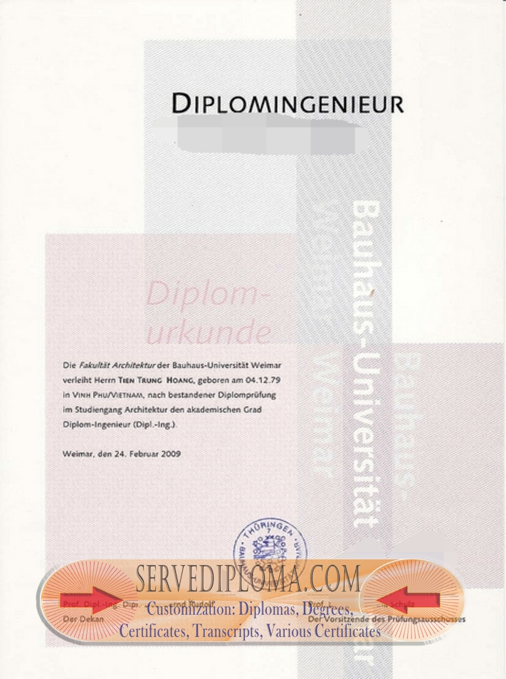 Where to Order a Fake Bauhaus Universität Weimar Degree: The Ultimate Guide - 专业证书