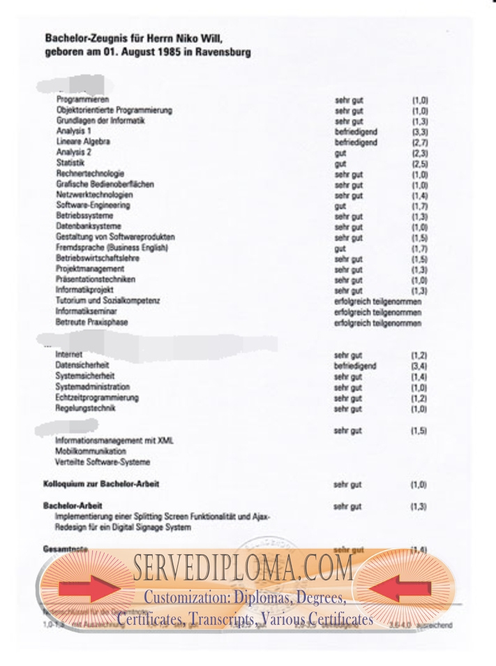 Where to Purchase a Fake Ravensburg-Weingarten University of Applied Sciences Degree - 专业证书