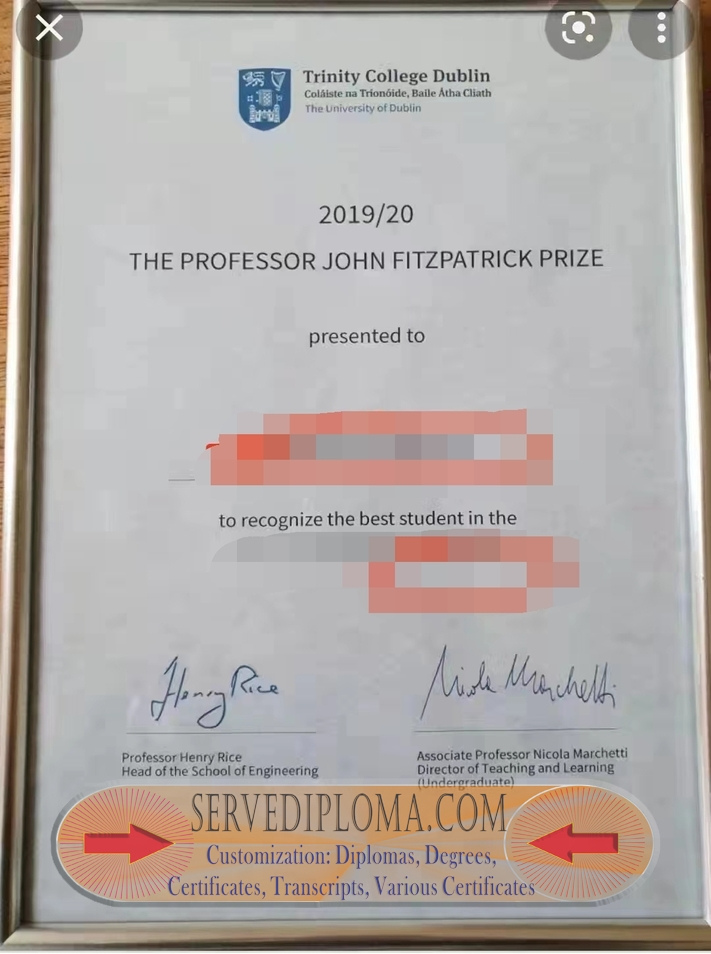 How to Buy a Phony Trinity College Dublin Degree: A Step-by-Step Guide - 专业证书