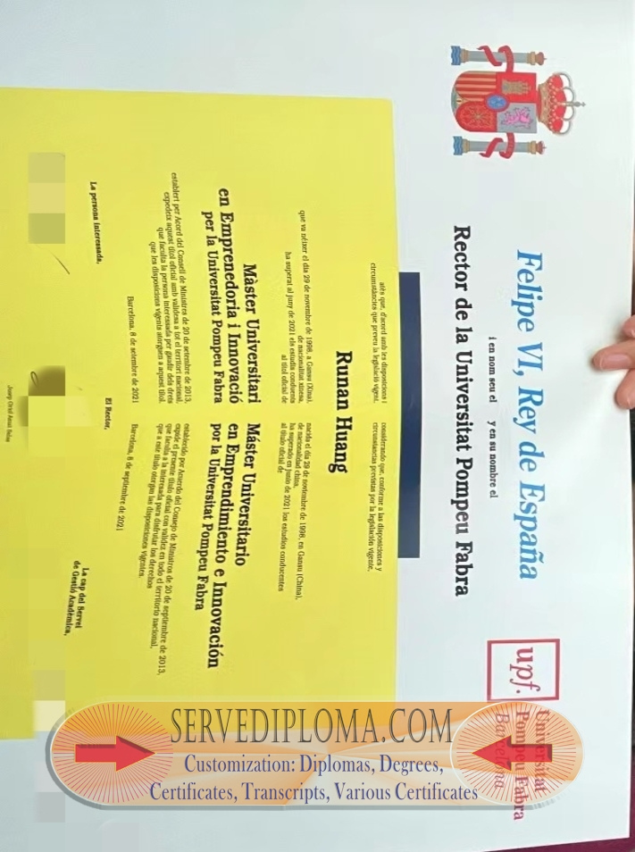 How to Order a Fake Universidad Pompeu Fabra (UPF) Degree: A Step-by-Step Guide - 专业证书