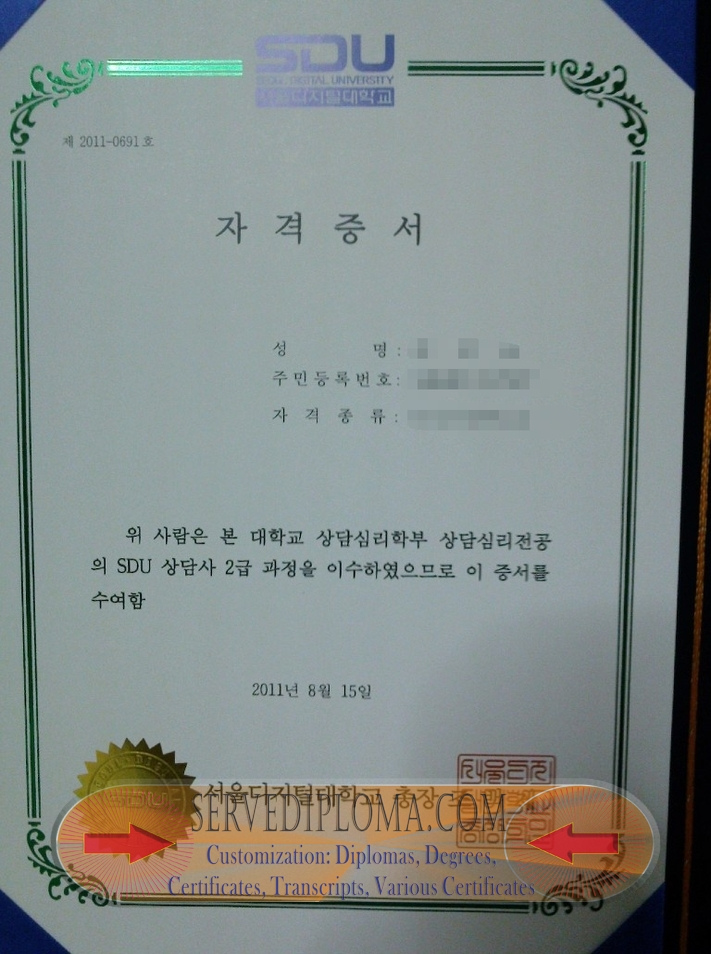 Buy Fake Seoul Digital University Degree: Is It Worth the Risk? - 专业证书