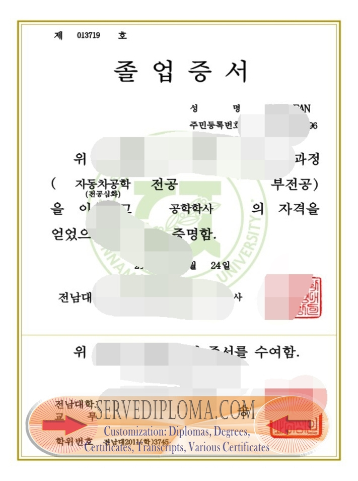 How to Purchase a Fake Chonnam National University Diploma: A Step-by-Step Guide - 专业证书