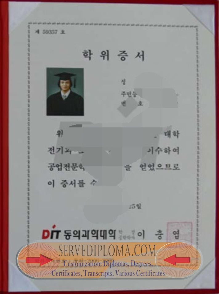 Purchase Phony DONG EUI UNIVERSITY Degree: Is It Worth the Risk? - 专业证书