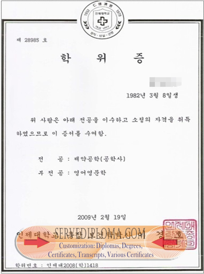 How to Earn a Replica Inje University Degree: A Comprehensive Guide - 专业证书