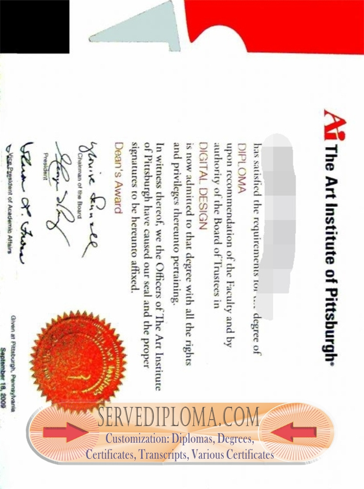 Best Fake The Art Institute of Pittsburgh Diploma: How to Get One in 2023 - 专业证书