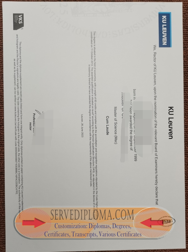 How to Order a Fake Katholieke Universiteit Leuven Diploma: A Step-by-Step Guide - 专业证书