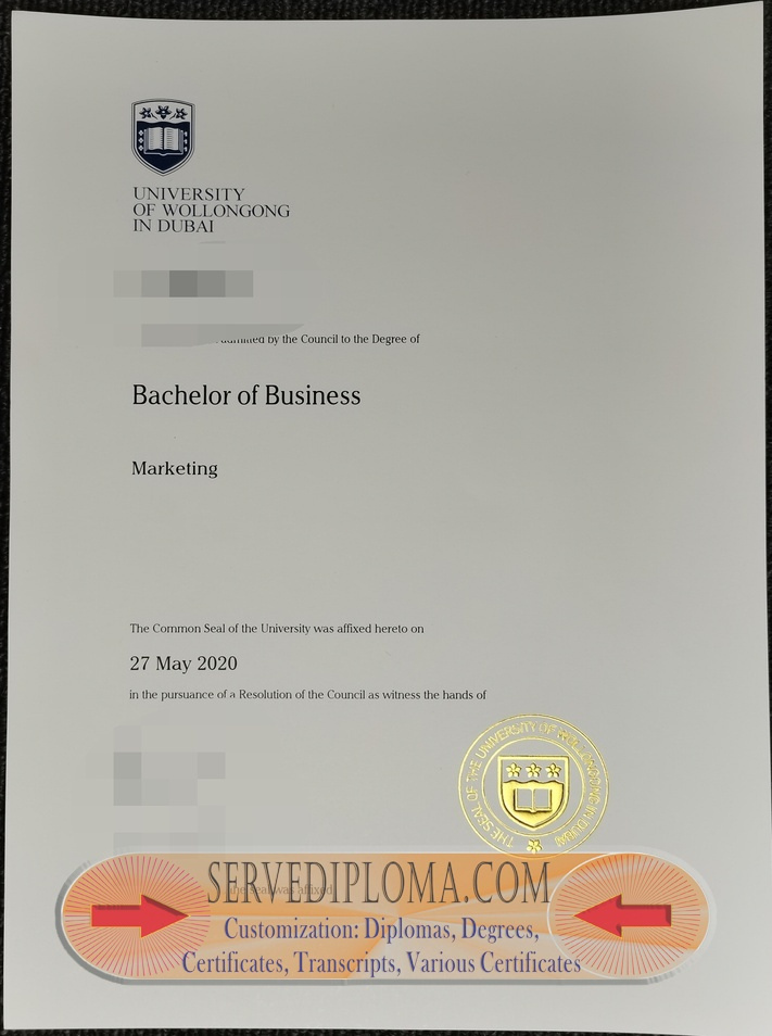 How to Order a Fake University of Wollongong in Dubai Degree: A Step-by-Step Guide - 专业证书