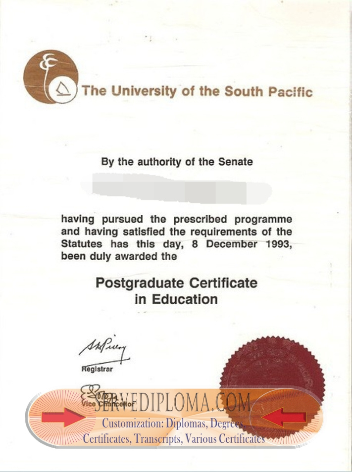 Order Your USP (The University of The South Pacific) Diploma: Step-by-Step Guide - 专业证书