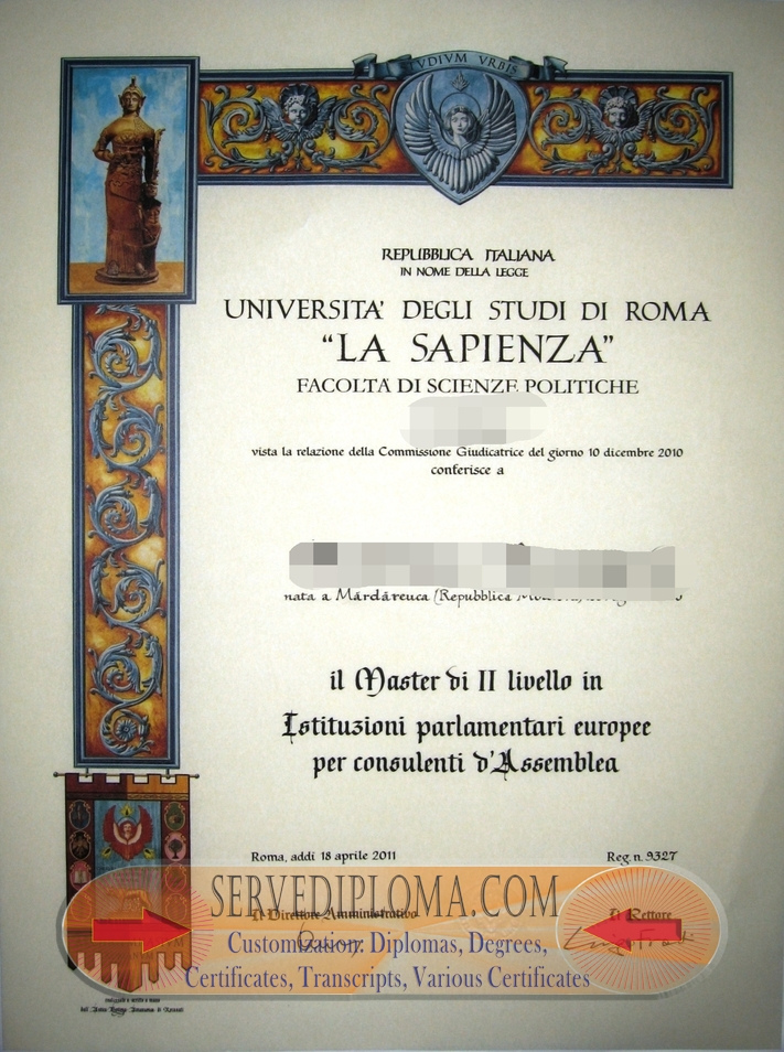 Is It Possible to Buy a Fake Università degli Studi di Roma "La Sapienza" Degree? - 专业证书