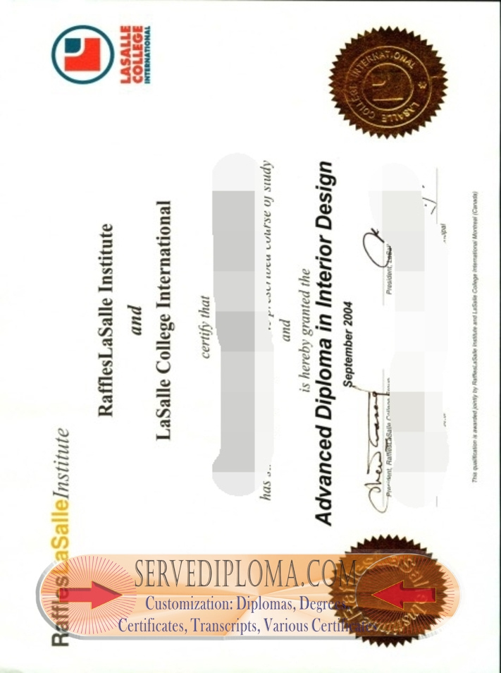 How to Create a Fake Raffles Design Institute (RDI) Degree - 专业证书