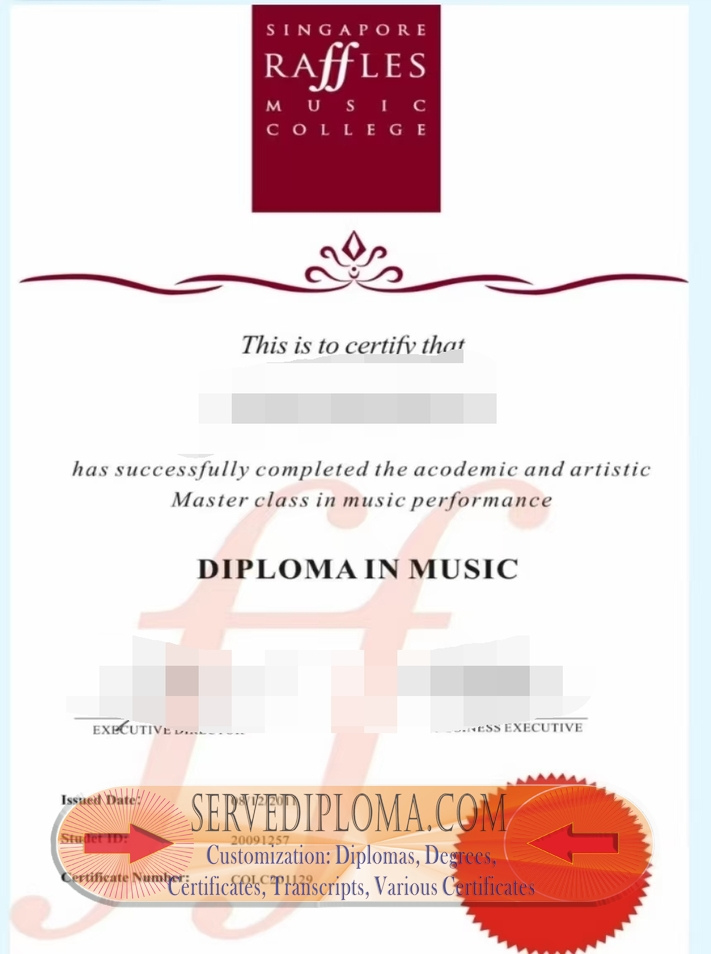 How to Order a Fake Singapore Raffles Music College Diploma: A Step-by-Step Guide - 专业证书