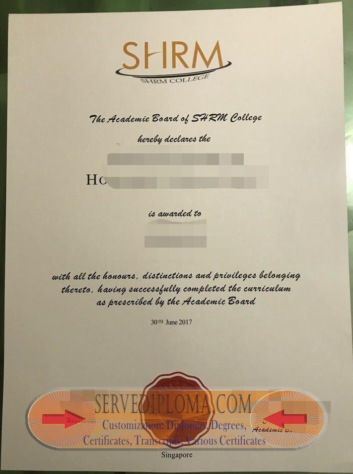 Is It Possible to Buy a Fake SHRM College Diploma? - 专业证书