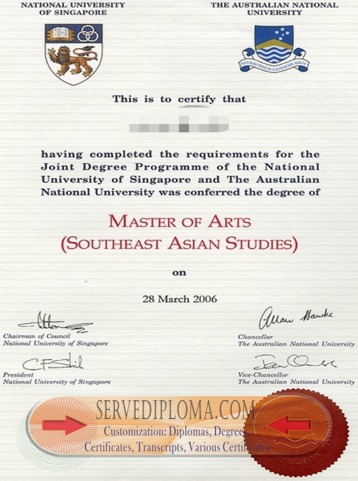 Purchase Fake National University of Singapore and Australian National University Diploma: Is It Worth the Risk? - 专业证书
