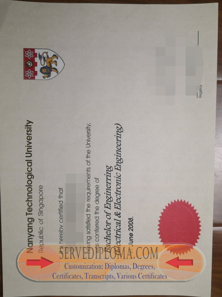 Where to Purchase Fake Nanyang Technological University Diploma - 专业证书
