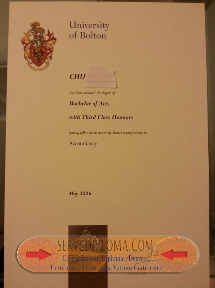 Buy Fake Bolton University Degree: Is It Worth the Risk? - 专业证书