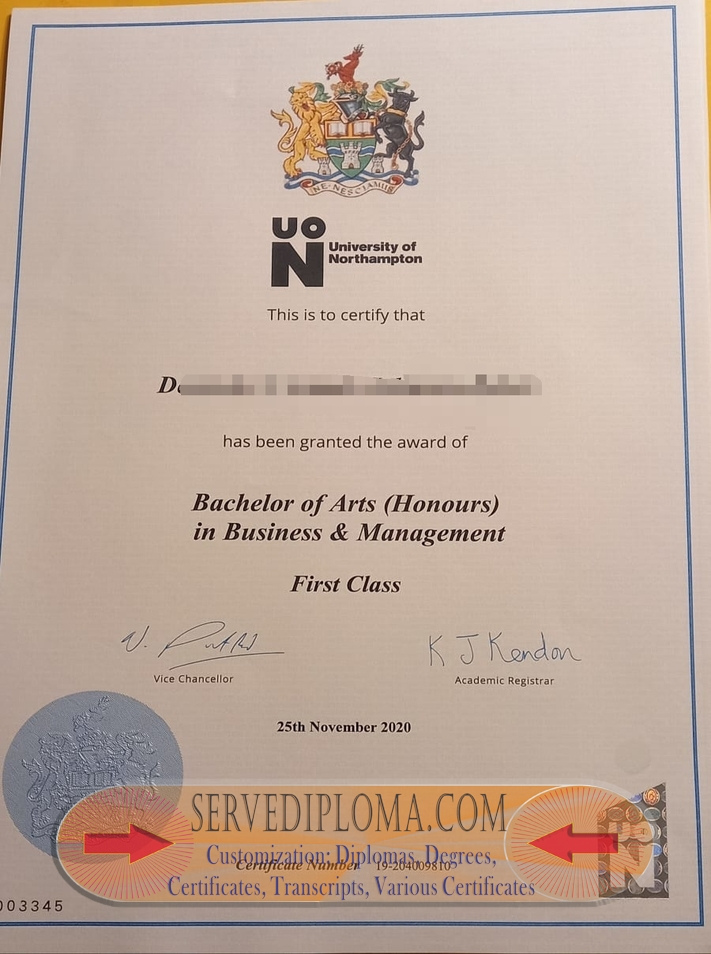 Buy Online: Unlock Your Future with The University of Northampton Diploma - 专业证书