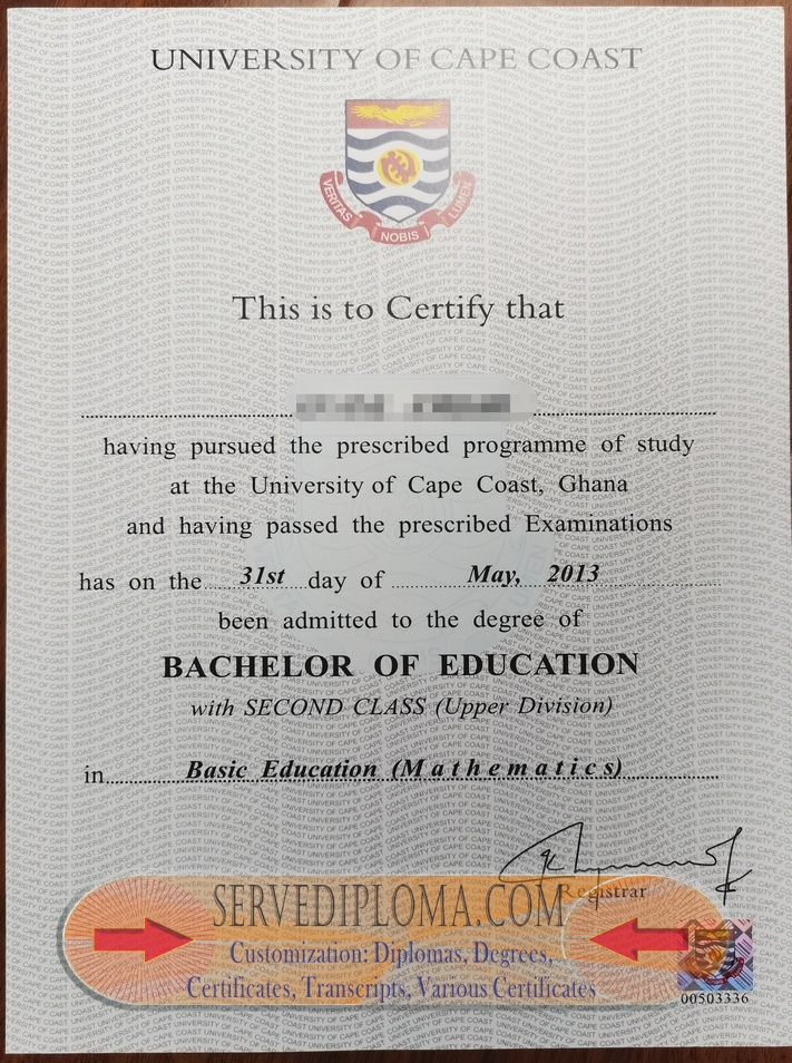 How to Copy Your University of Cape Coast Diploma: A Step-by-Step Guide - 专业证书