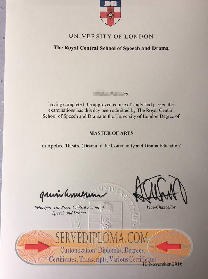 How to Buy a Royal Central School of Speech and Drama Degree: A Comprehensive Guide - 专业证书