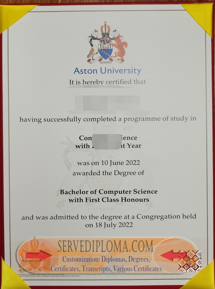 How Fast Can You Get a Fake Aston University Degree? - 专业证书