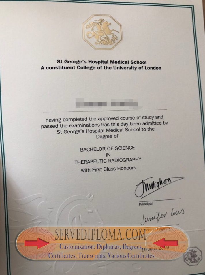 How to Buy a Fake St George's, University of London Diploma: Step-by-Step Guide - 专业证书