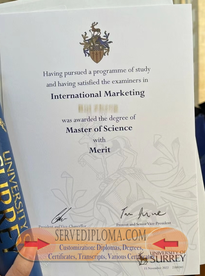 How to Buy a Fake University of Surrey Diploma: A Step-by-Step Guide - 专业证书