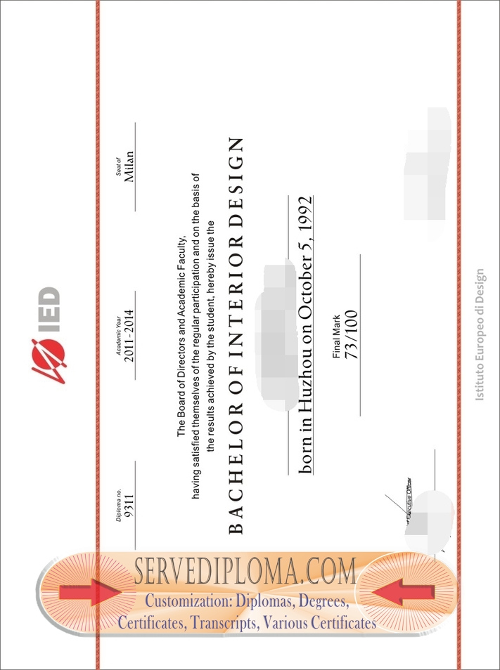 How to Buy a Phony IED (Istituto Europeo di Design) Diploma: A Step-by-Step Guide - 专业证书