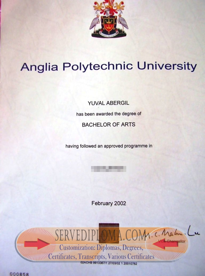 How to Create a Fake Anglia Polytechnic University Diploma: Step-by-Step Guide - 专业证书