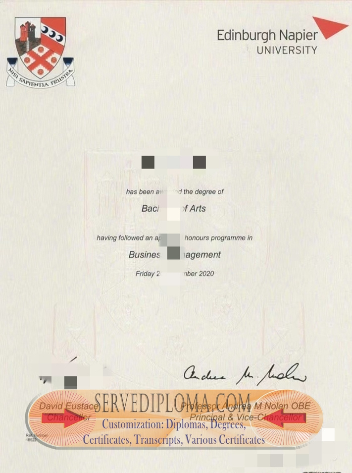 How to Create a Fake Edinburgh Napier University Diploma: A Step-by-Step Guide - 专业证书