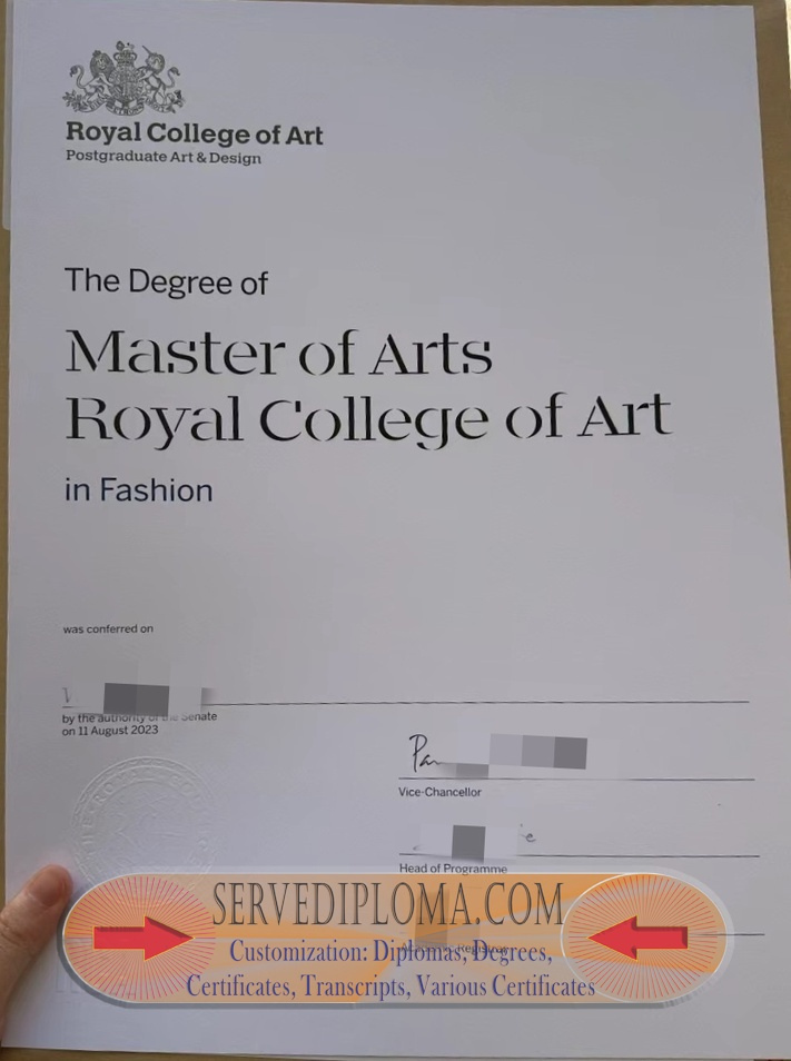 How to Create a Fake Royal College of Art (RCA) Diploma - 专业证书