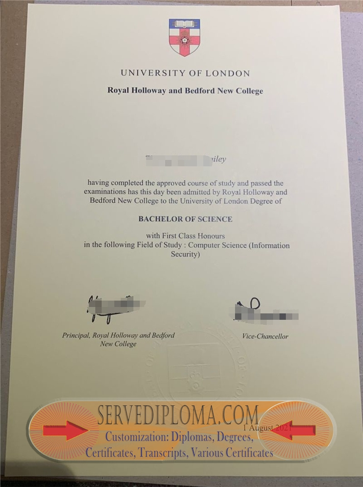 How to Create a Fake Royal Holloway and Bedford New College, University of London Diploma - 专业证书