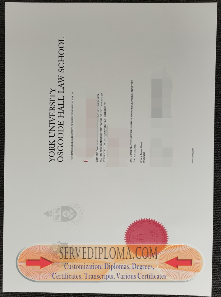 How to Order a Fake Osgoode Hall Law School Diploma: Step-by-Step Guide - 专业证书