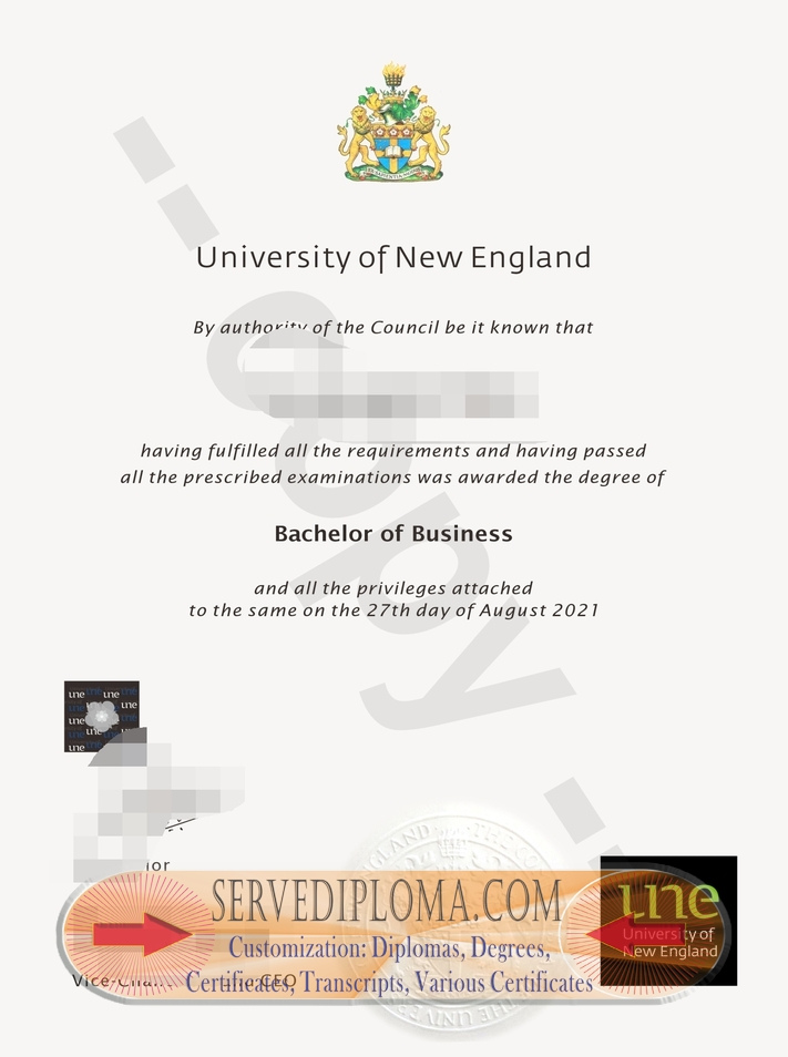 How to Order a Fake University of New England (UNE) Diploma: A Step-by-Step Guide - 专业证书