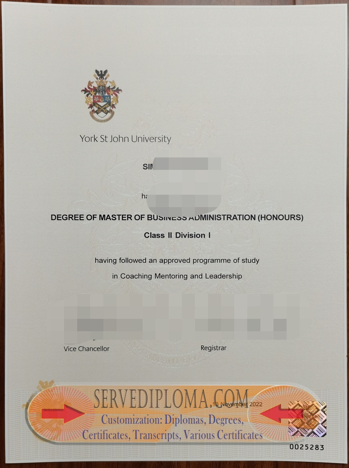 How to Order a Fake York St John University Diploma: A Step-by-Step Guide - 专业证书