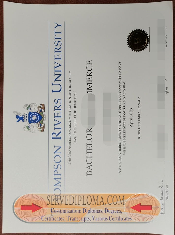 How to Make a Fake Thompson Rivers University Degree: A Step-by-Step Guide - 专业证书