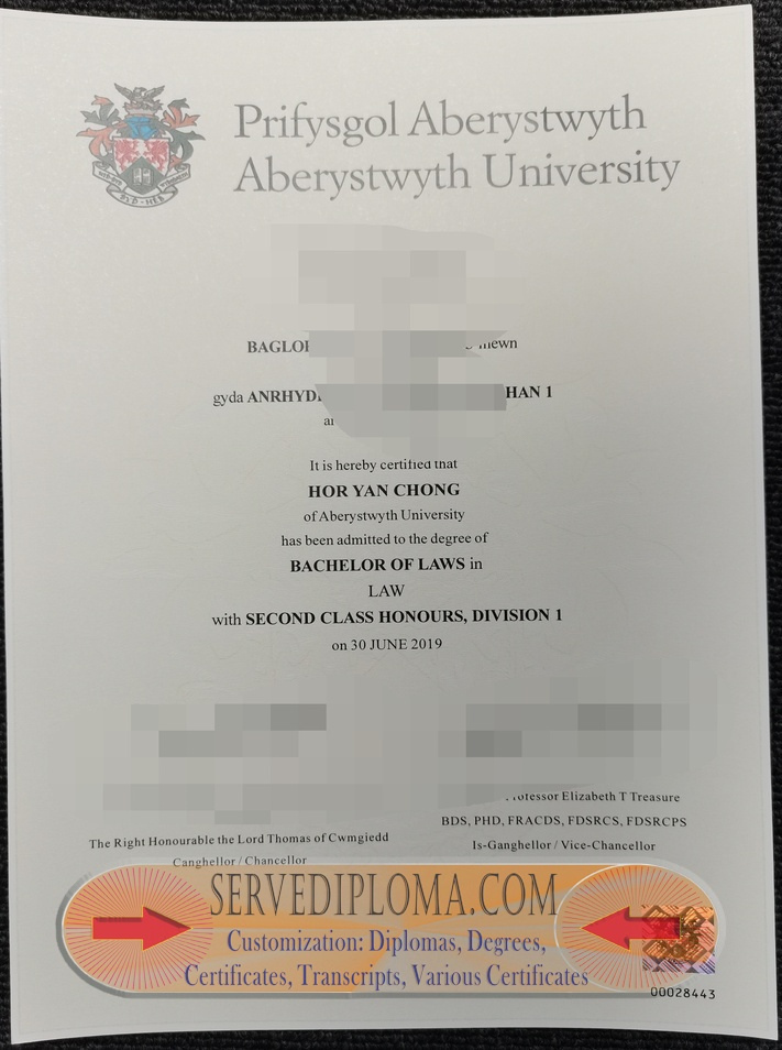 Is It Possible to Buy a Fake Aberystwyth University Diploma? - 专业证书