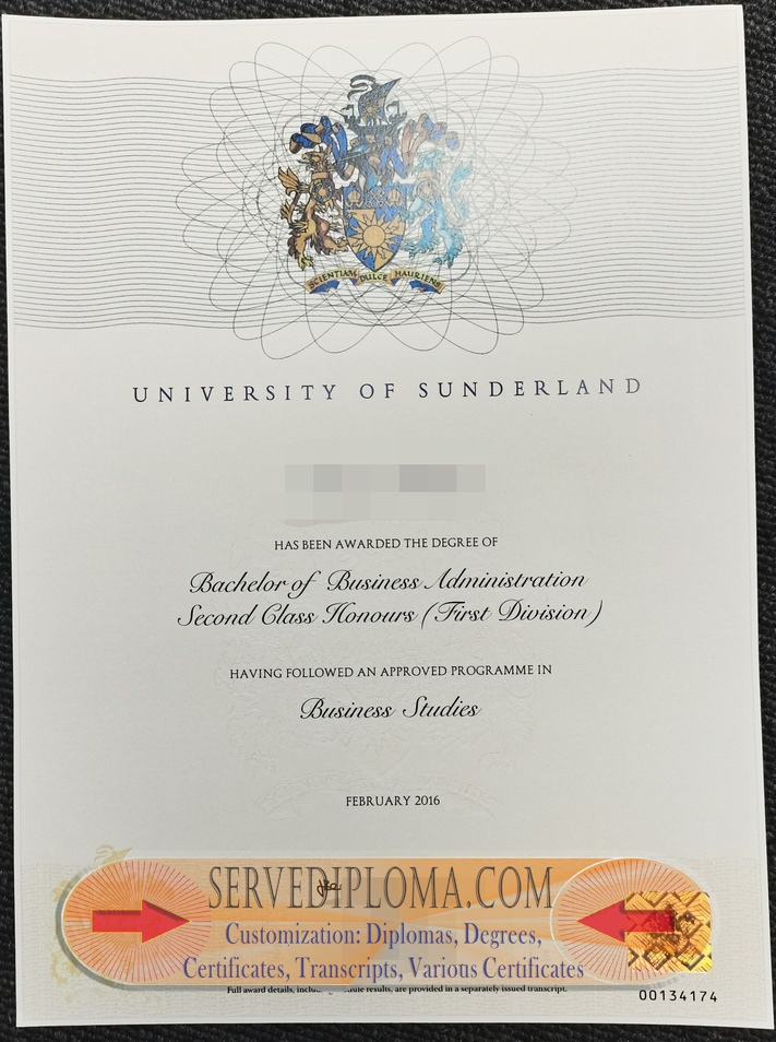 Is It Possible to Buy a Fake University of Sunderland Diploma? - 专业证书