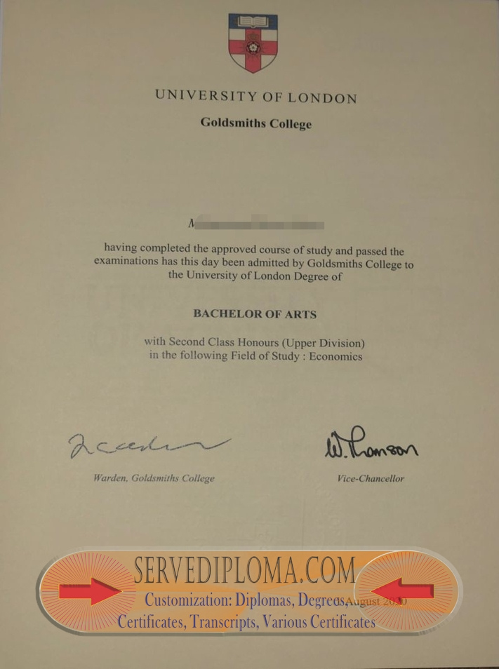 Purchase Fake Goldsmiths, University of London Diploma: Is It Worth the Risk? - 专业证书