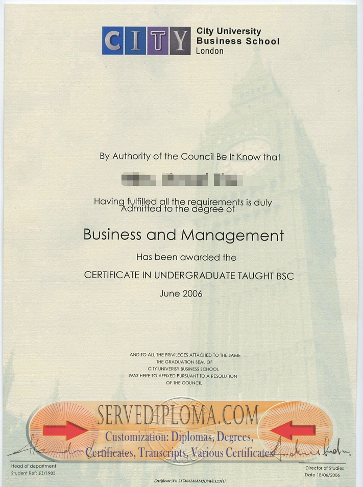 Purchase Fake City University Business School London Diploma: A Comprehensive Guide