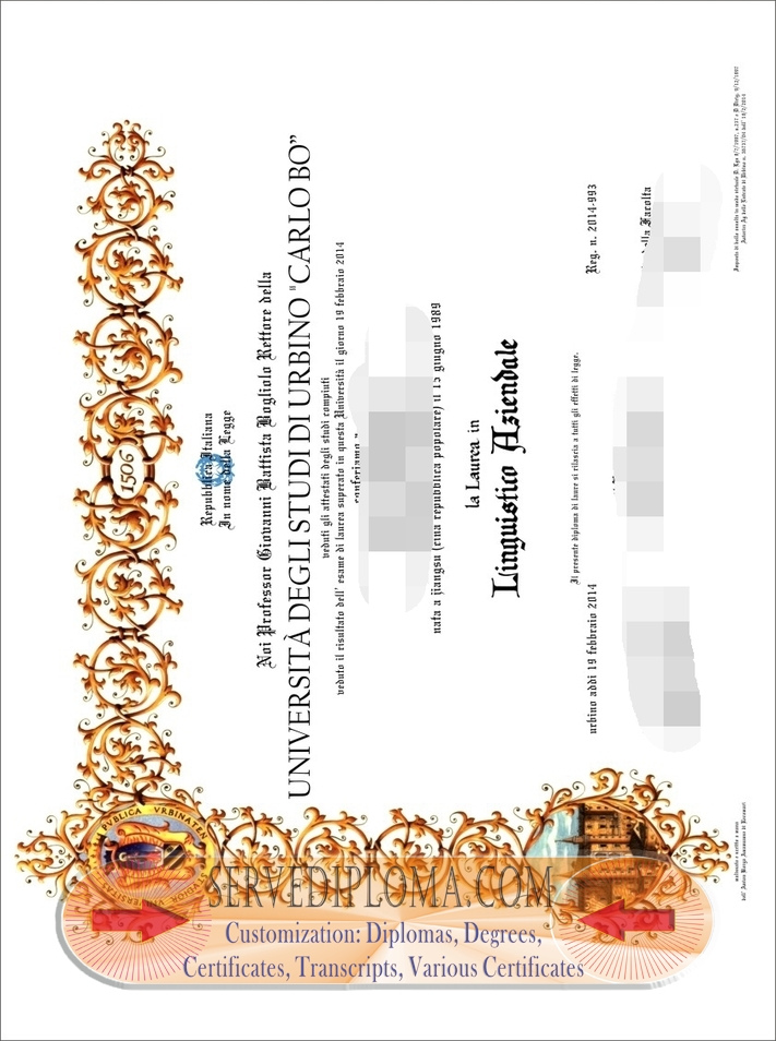 Purchase Phony University of Urbino Diploma: What You Need to Know - 专业证书