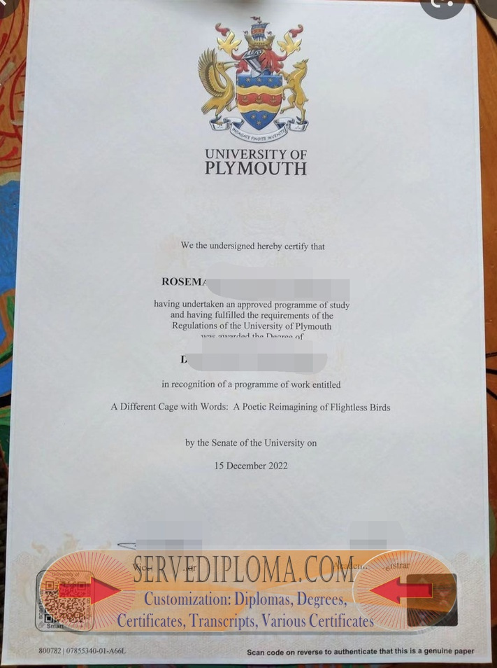 Exploring the Rustom University of Plymouth Degree: Your Path to Academic Success - 专业证书