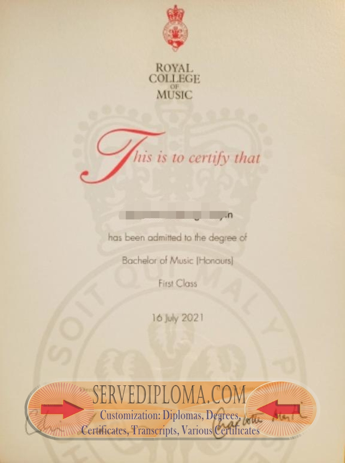 The Steps to Buy a Fake Royal College of Music Diploma - 专业证书