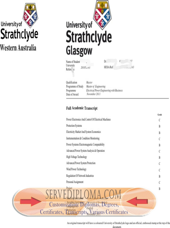 The Steps to Buy a Fake University of Strathclyde Diploma: A Guide - 专业证书